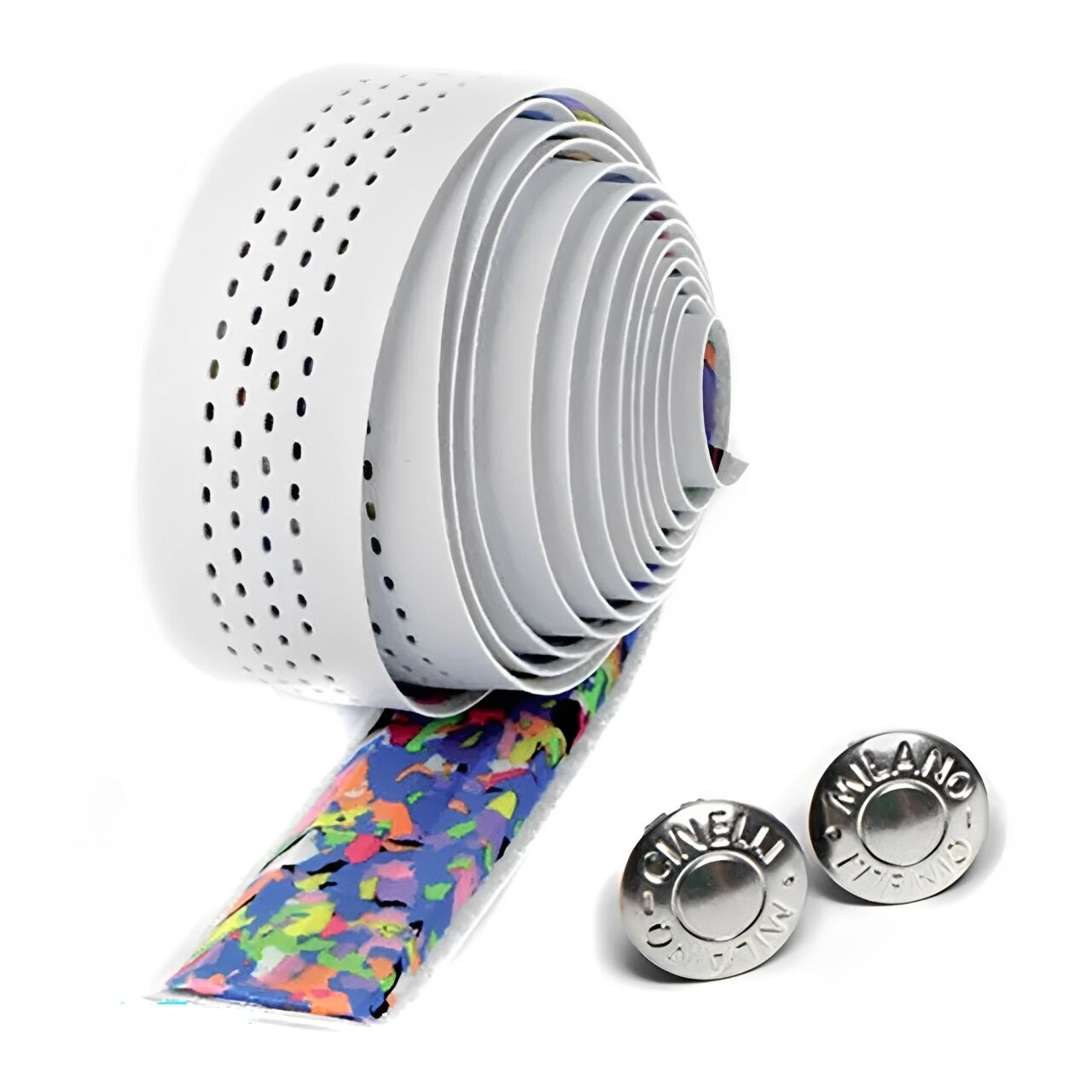 Cinelli Tape Caleido Multidensity + End Plugs handlebar tape