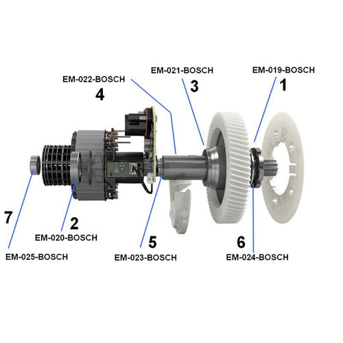 Black Bearing generation 3-bearing-ref 1 for Bosch e-bike motor spare parts