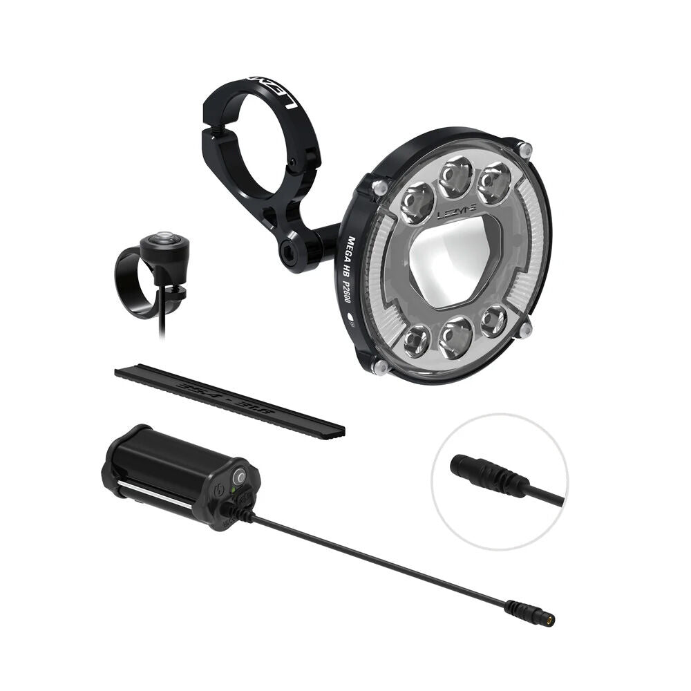 Lezyne Mega HB StVZO P2600 / Power Pack XL Loaded Kit light