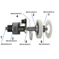 Black Bearing generation 3-seal-rif 6 for Bosch e-bike engine spare parts