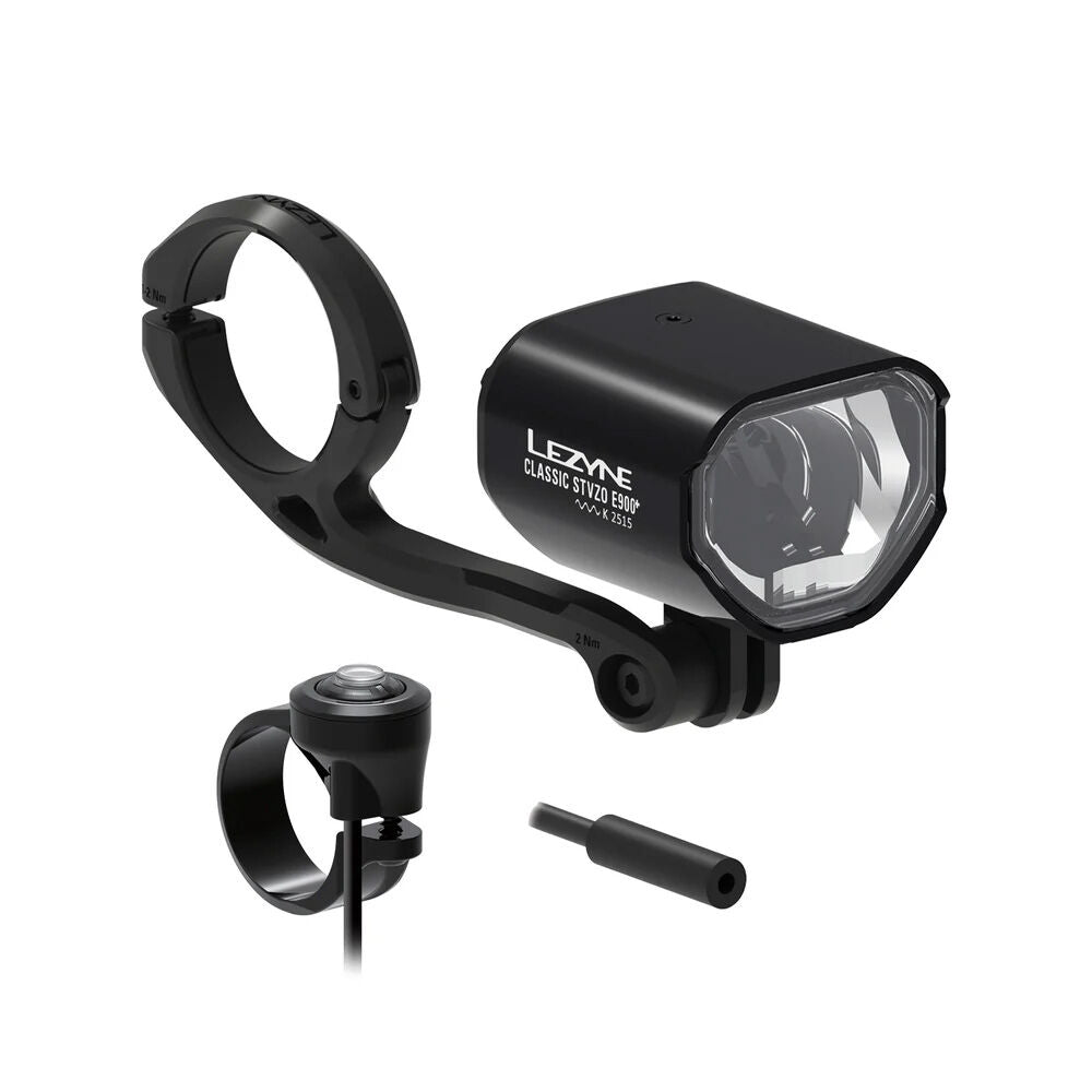 Lezyne E-Bike Classic StVZO E900+ front light