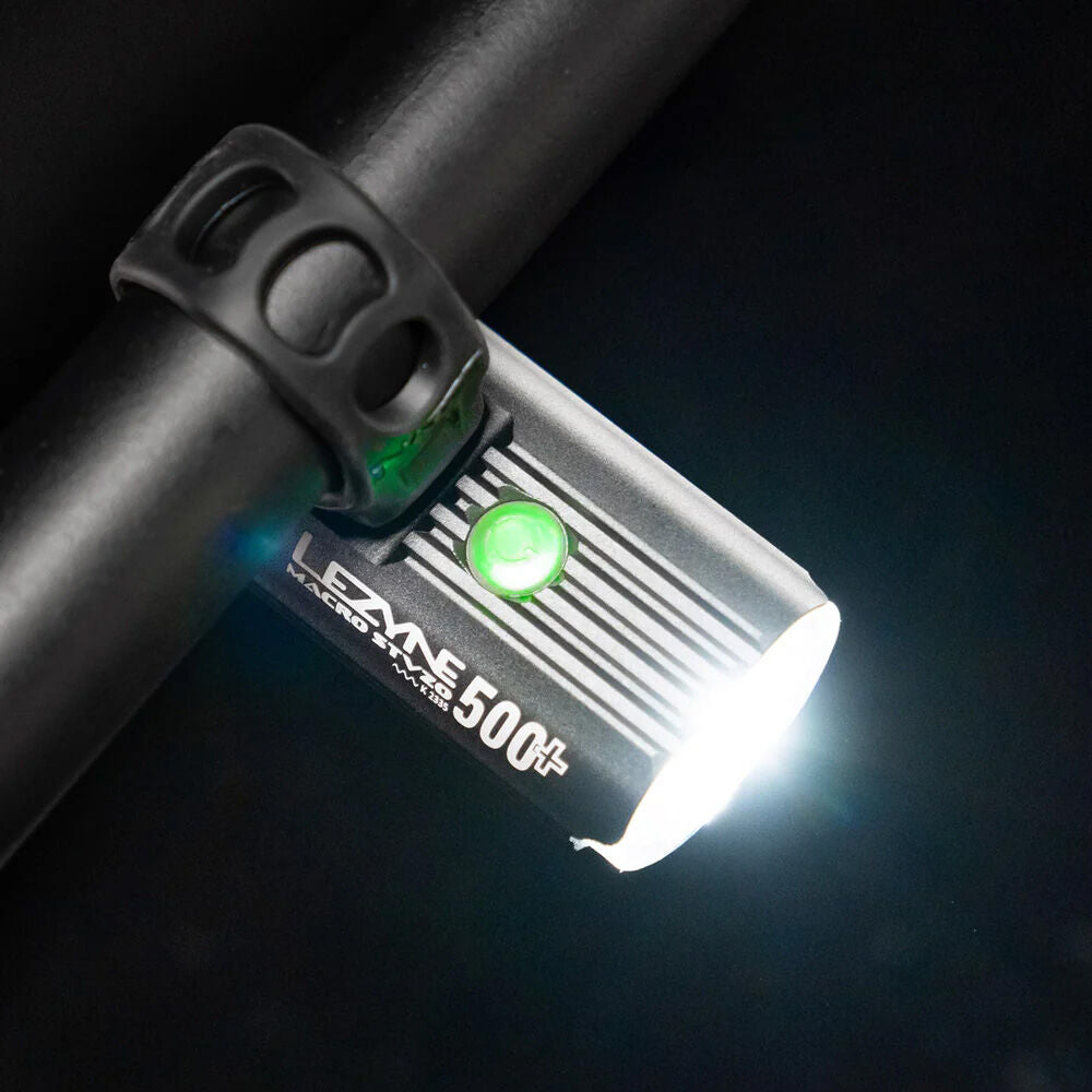 Lezyne Macro StVZO 500 front light + Front Reverse Loaded Kit