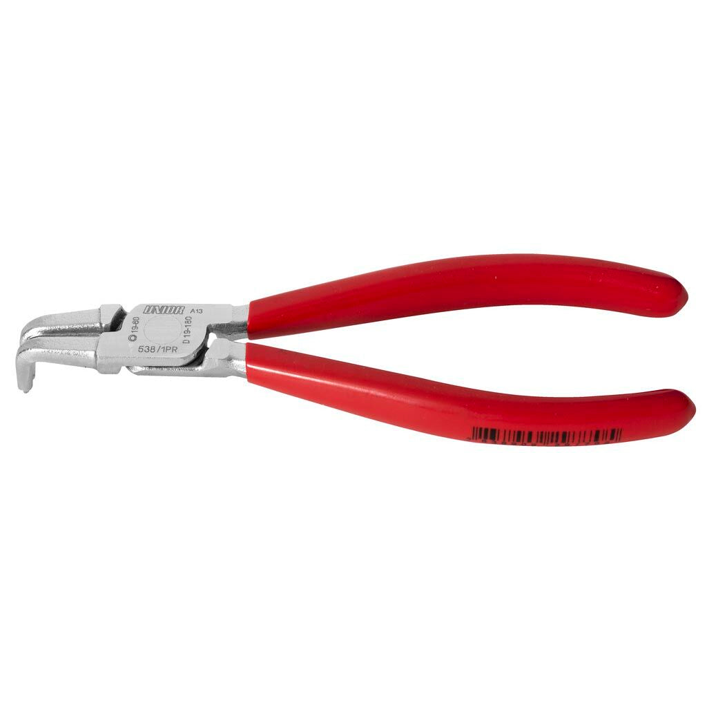 Unior bent pliers for internal seeger 538/1pr 19-60mm