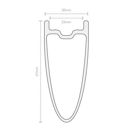 Enve Ses 6.7 Disc rear wheel