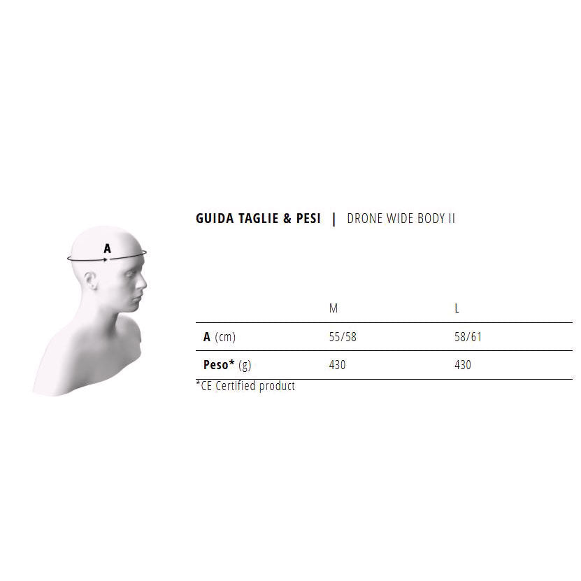 Met Drone Wide Body II helmet