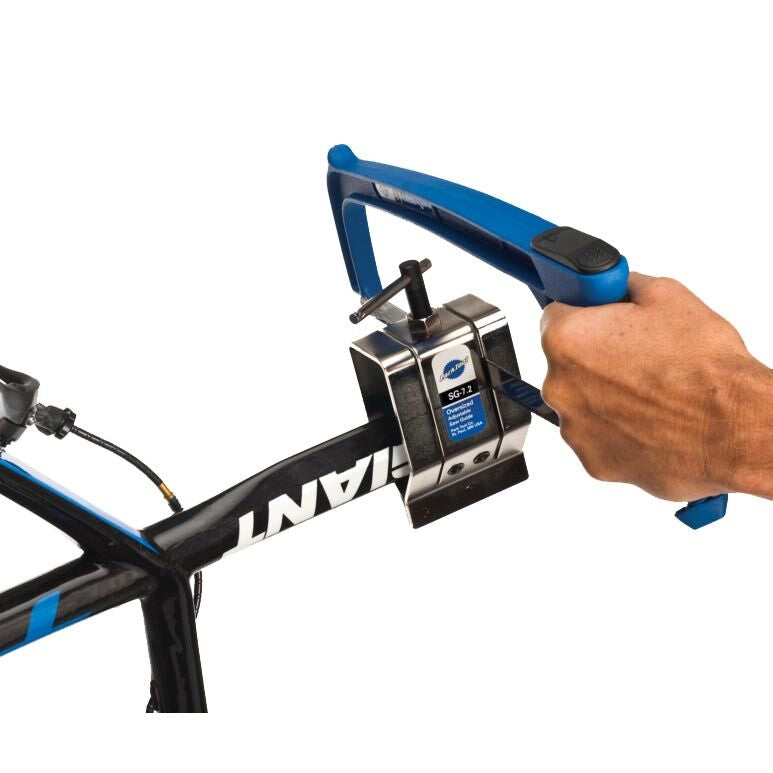Park Tool Clamp for precise cutting of steerer tube