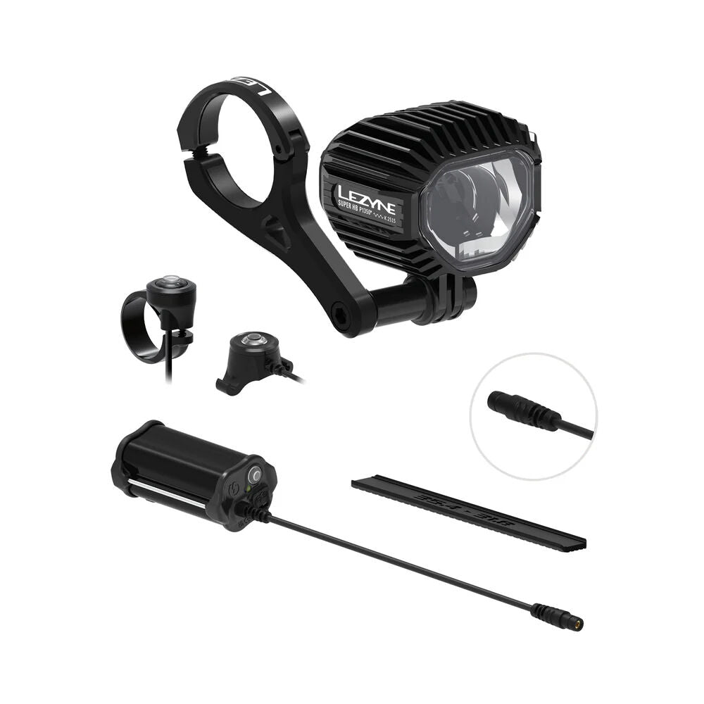 Lezyne Super HB StVZO P1350+ / Power Pack XL Loaded Kit light