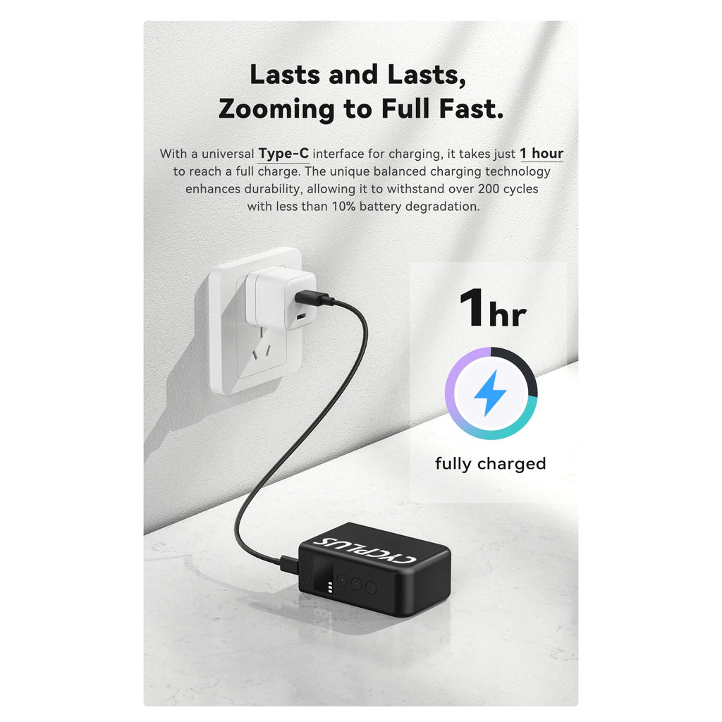 Cycplus AS2 Pro Max portable battery-operated mini pump