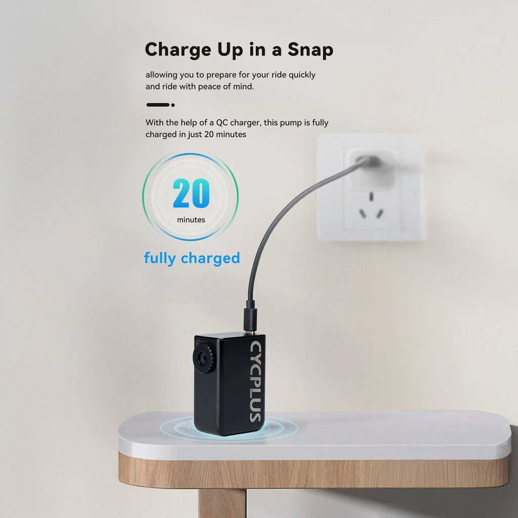 Cycplus AS2 portable mini battery-operated pump