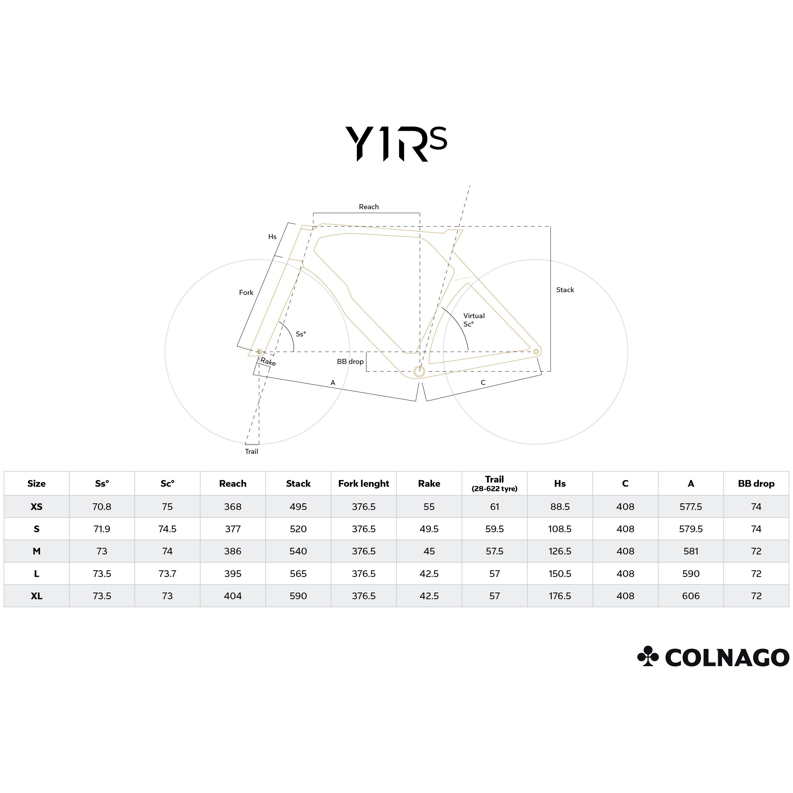 Colnago Y1RS frame