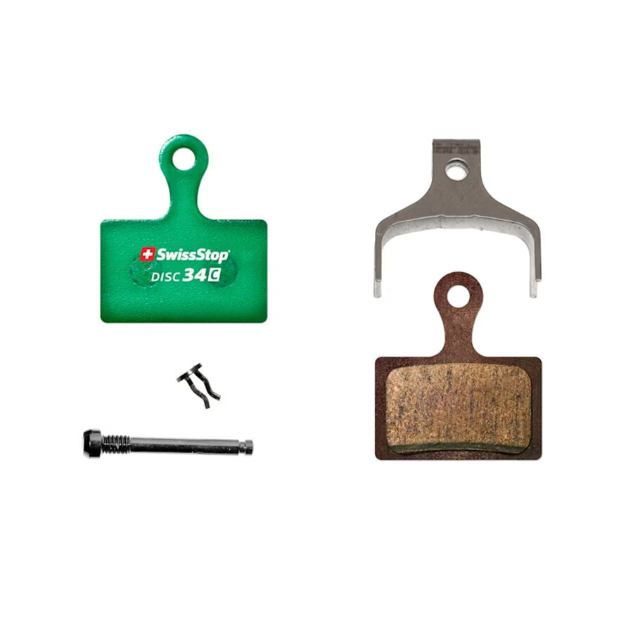 Swiss Stop Disc 34 C Shimano Dura Ace, Ultegra, 105, GRX, XTR, XT, SLX disc brake pads