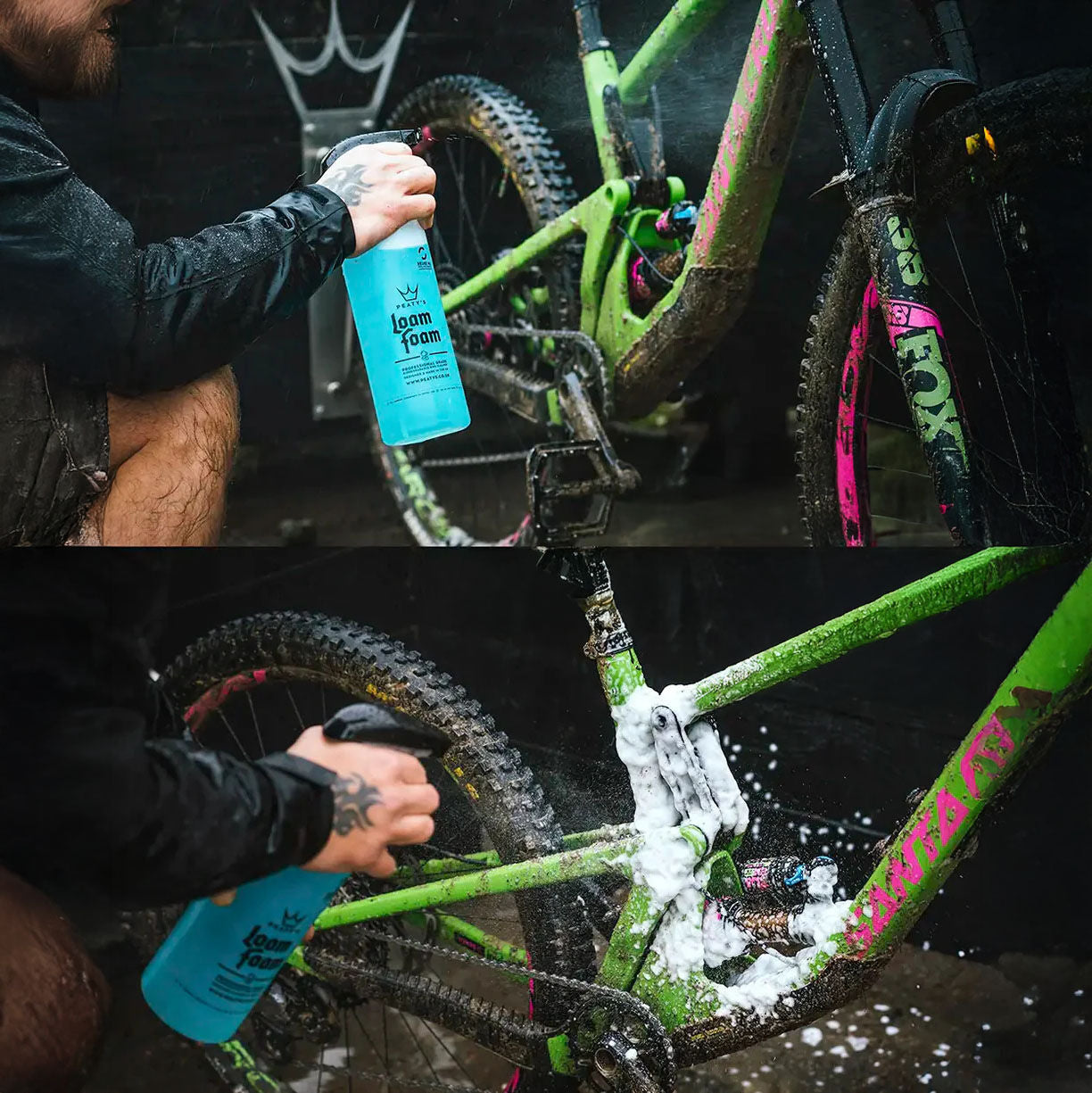 Peaty's Wash Degrease Lubricate (Dry) Starter Pack