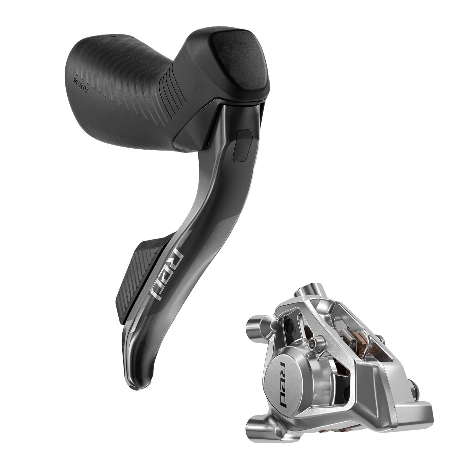 Sram Red AXS E1 shift lever + brake caliper Flat Mount