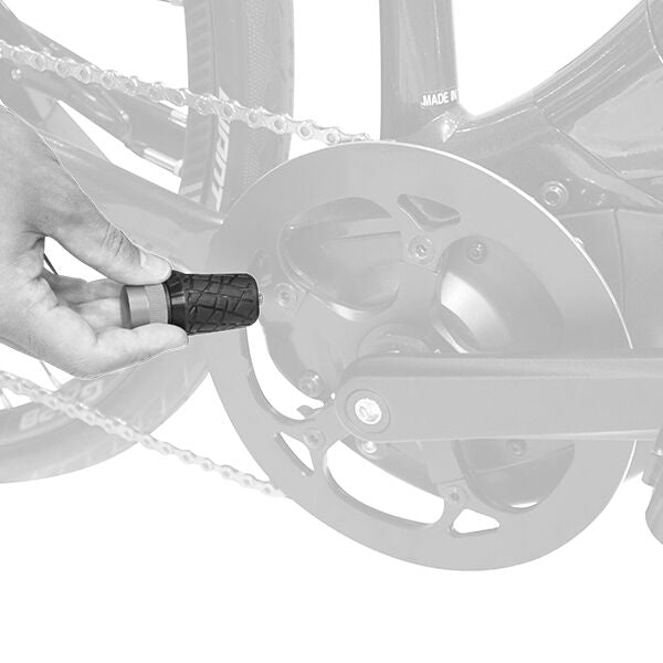 Super B TB-CR31 E-Bike transmission maintenance tool with 3 inserts