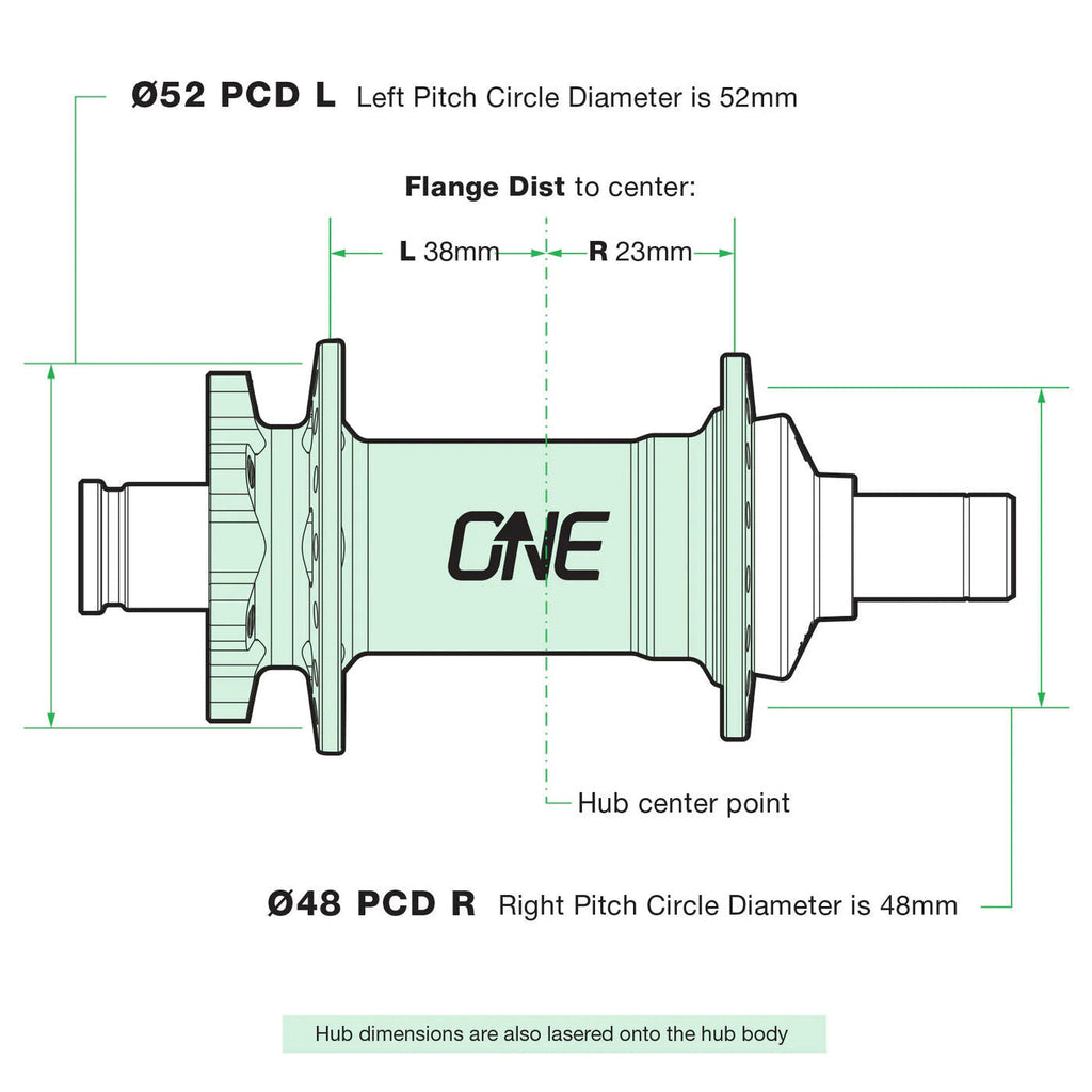One Up 148x12 mm rear hub + Freehub