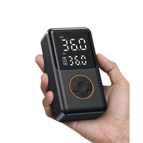 Barbieri mini battery-powered pump with digital display