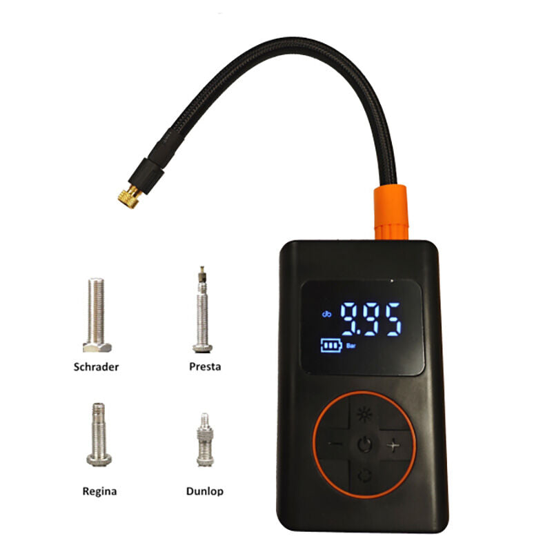 Barbieri mini battery-powered pump with digital display