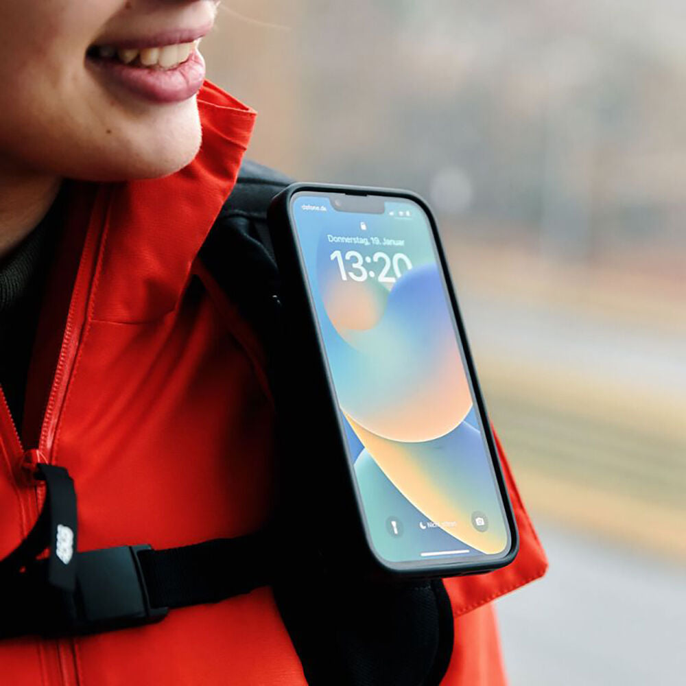 Fidlock Vacuum Tex Base mobile phone holder for backpack shoulder strap