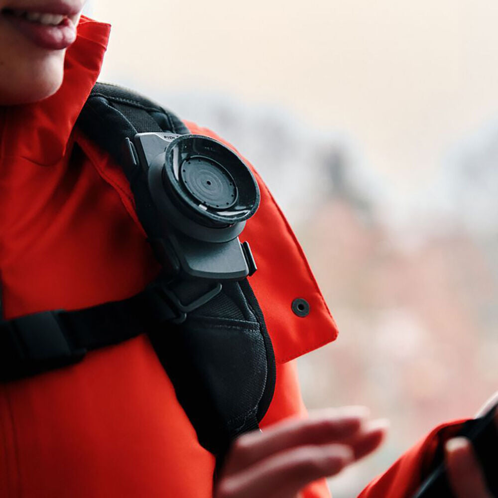 Fidlock Vacuum Tex Base mobile phone holder for backpack shoulder strap