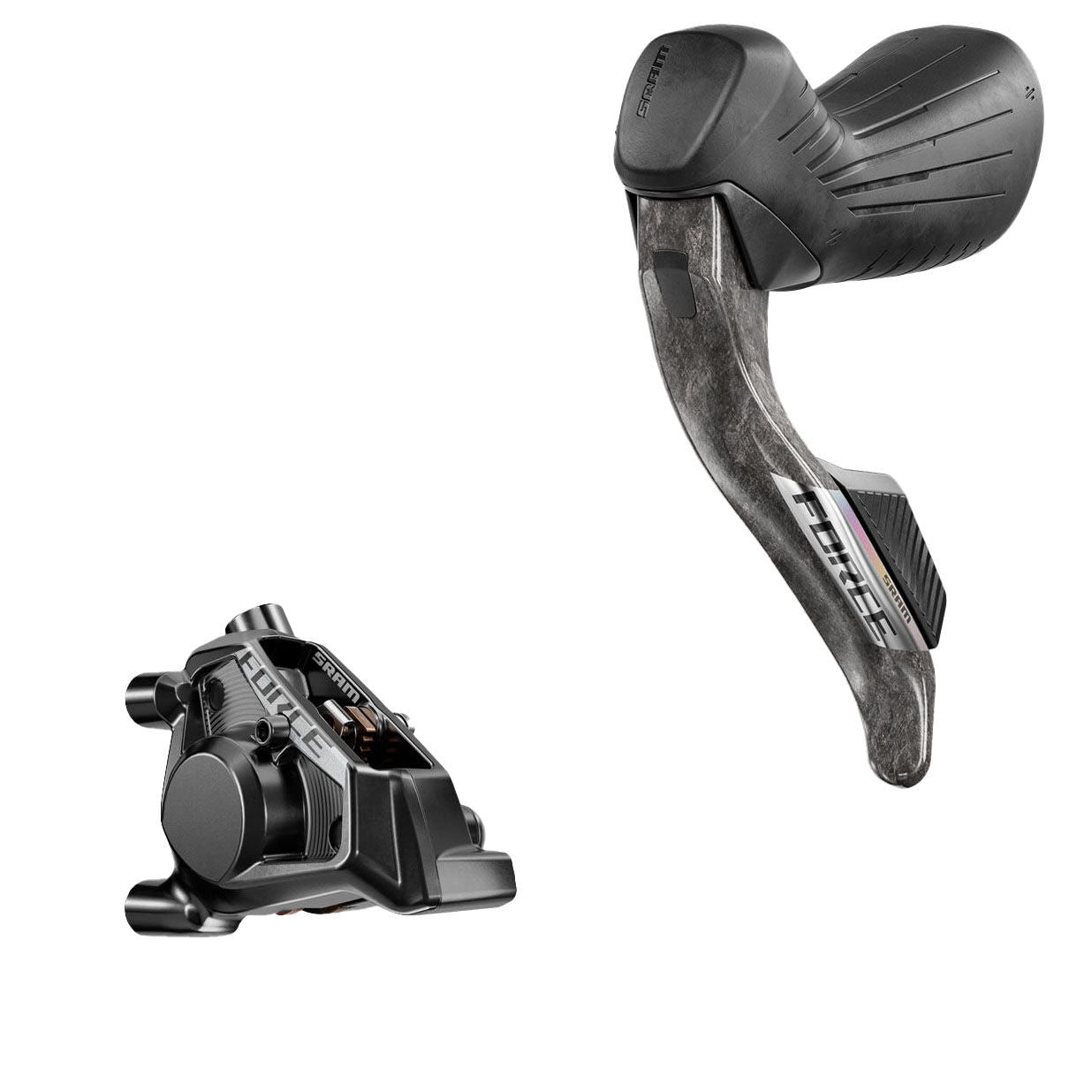 Sram Force AXS E1 front left control lever + brake caliper Flat Mount