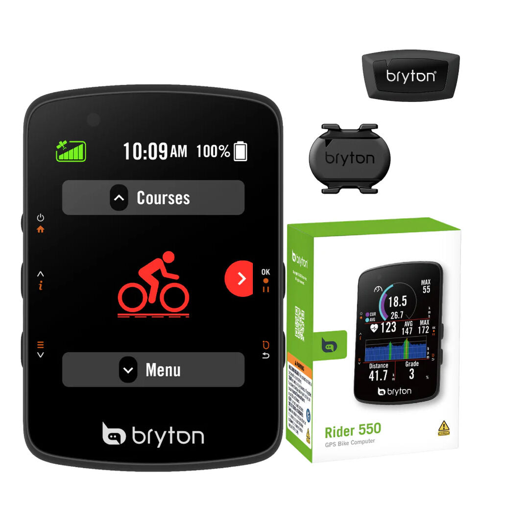 Bryton Rider GPS 550 D cycle computer