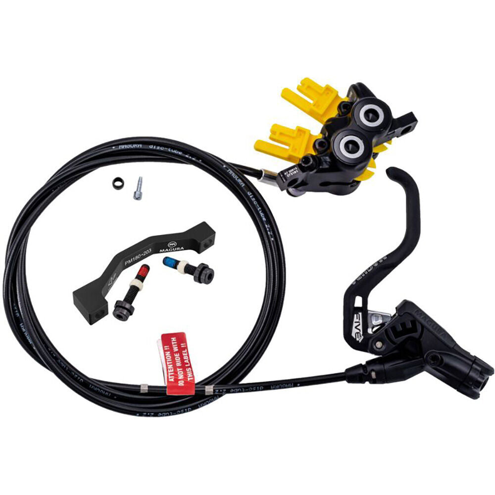 Magura MT5 front (800mm) + rear (1850mm) disc brakes