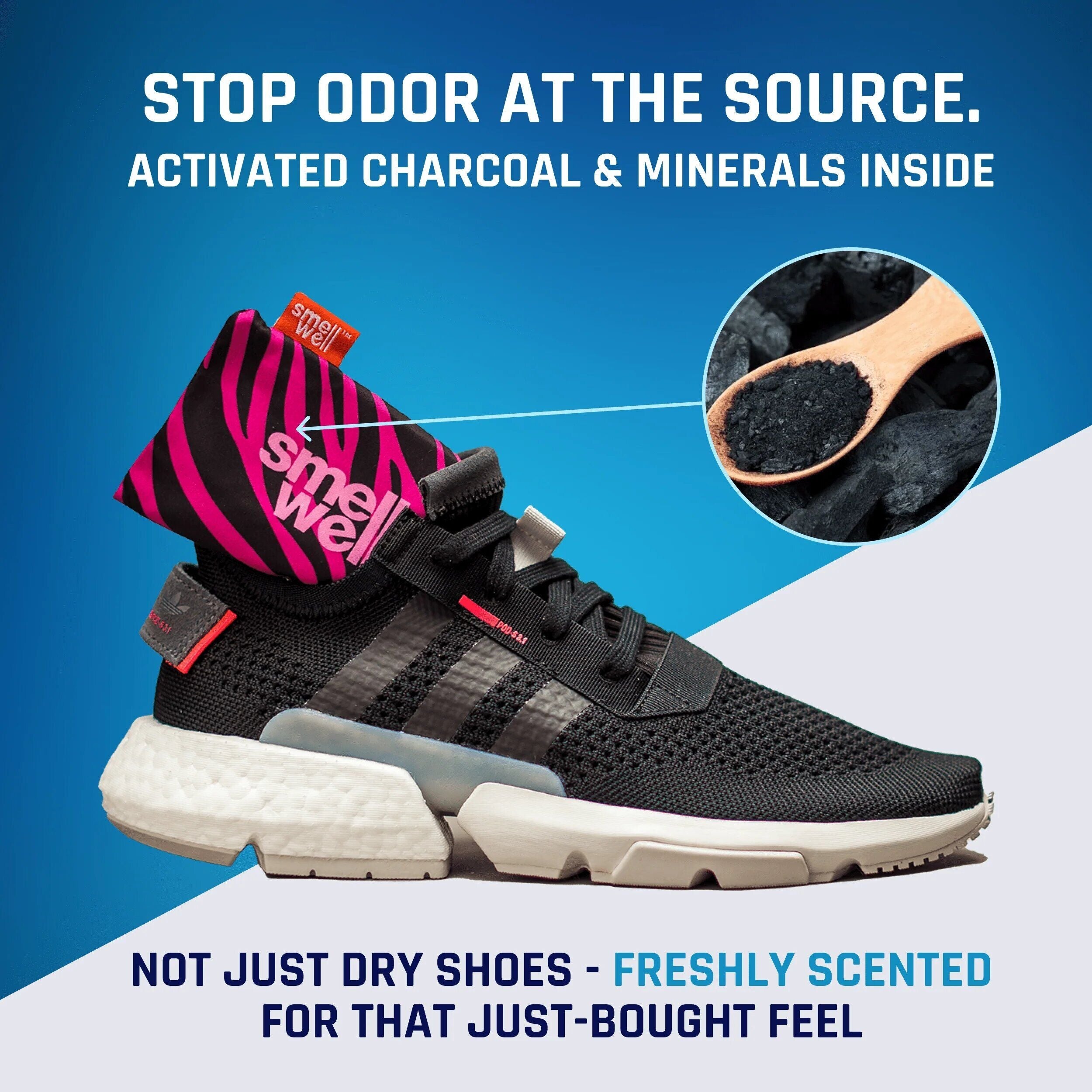 SmellWell Active Strap XL shoe deodorizer