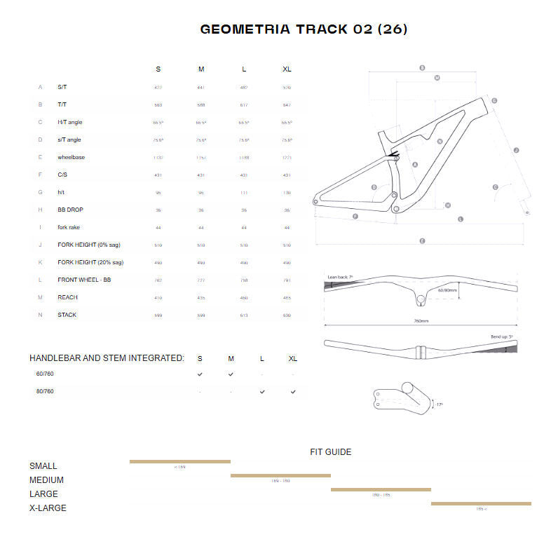Megamo Mtb Track 02 bike 2026