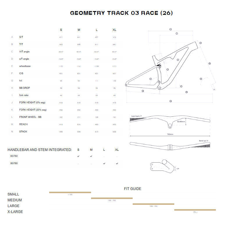 Megamo Mtb Track 03 Race bike 2026