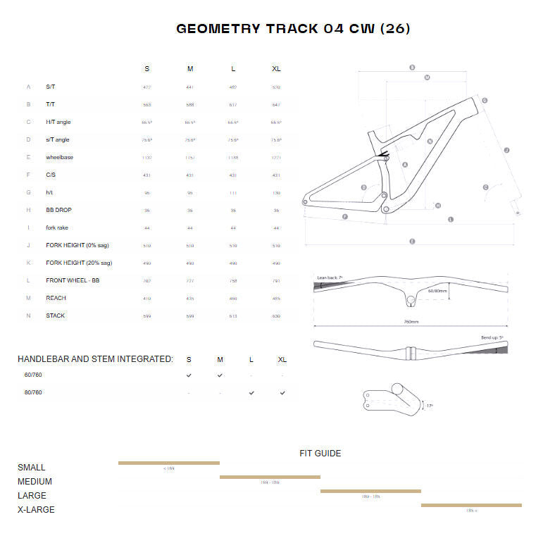 Megamo Mtb Track 04 CW bike 2026