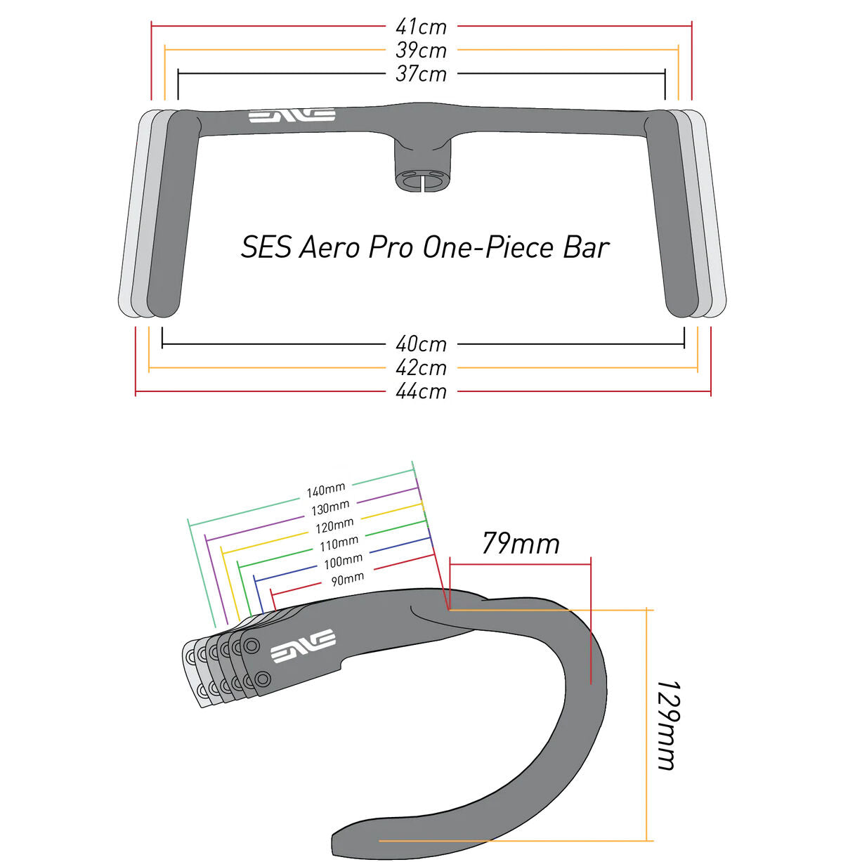 Enve SES Aero Pro Team integrated handlebars 2026
