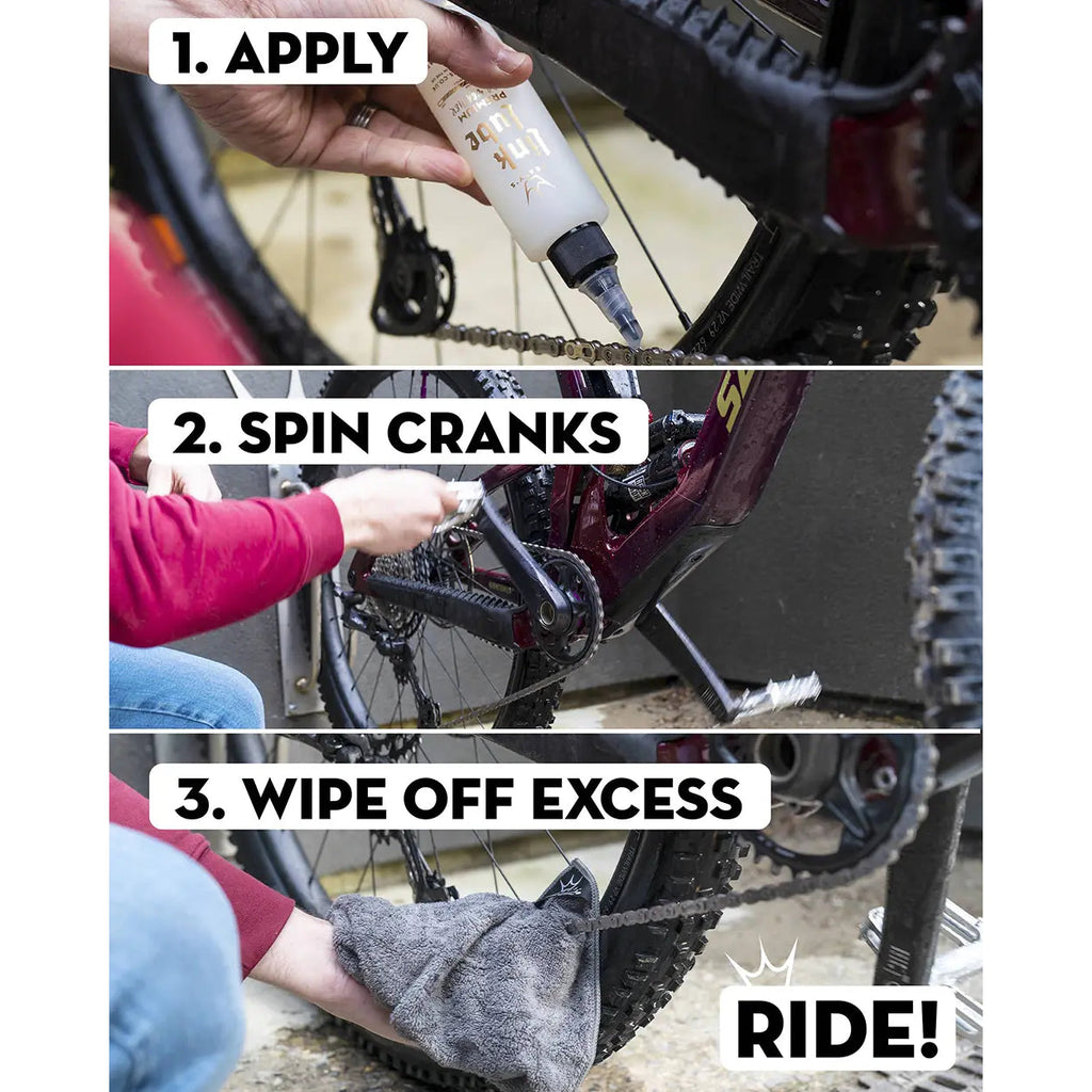 Peaty's Linklube Premium Allweather lubricant