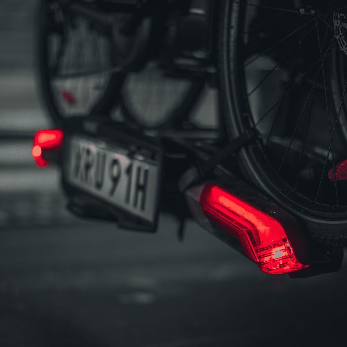 Thule bike rack for Epos tow bar