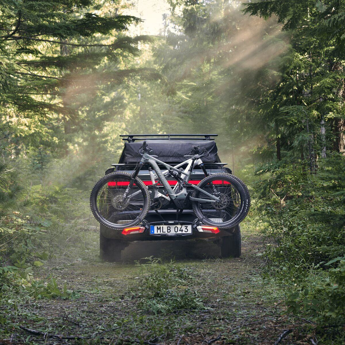 Thule bike rack for Epos tow bar