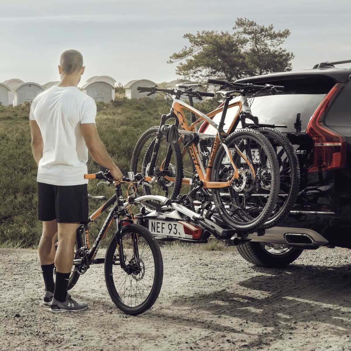 Thule bike rack for tow bar Velo Compact