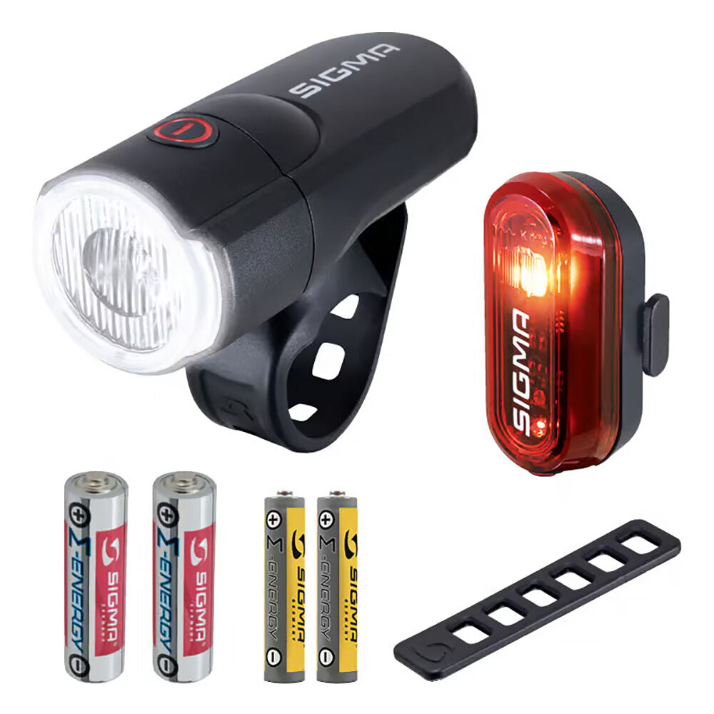 Sigma Aura 30 Curve front + rear light kit