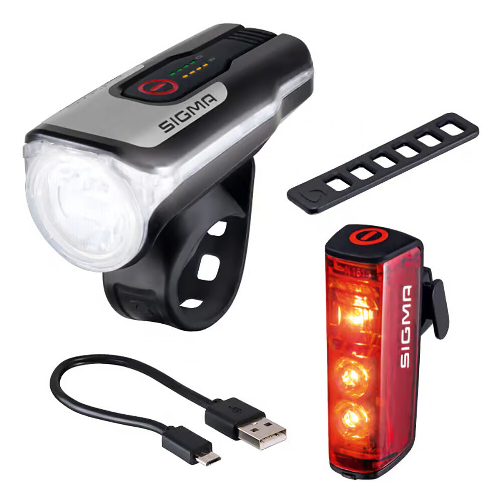 Sigma Aura 80 Blaze front + rear light kit