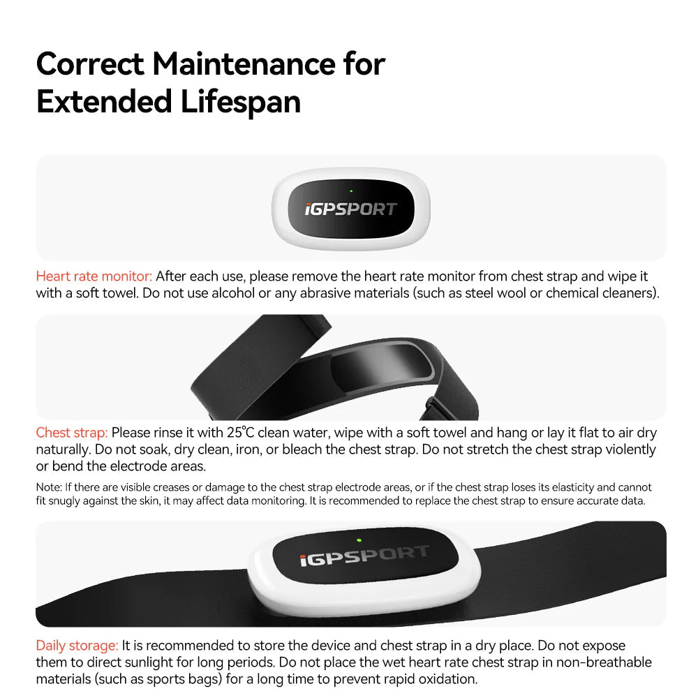 iGPSPORT HR50 heart rate monitor