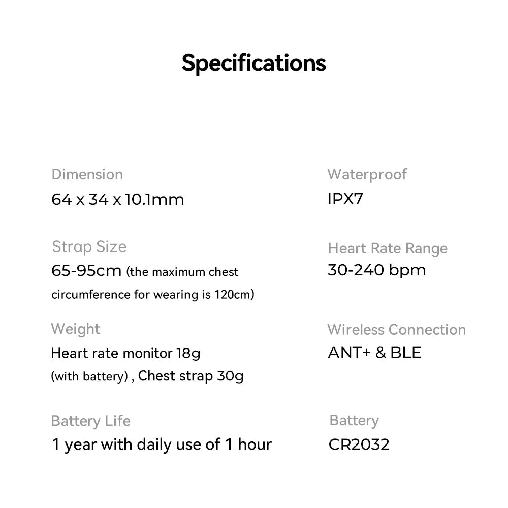 iGPSPORT HR50 heart rate monitor