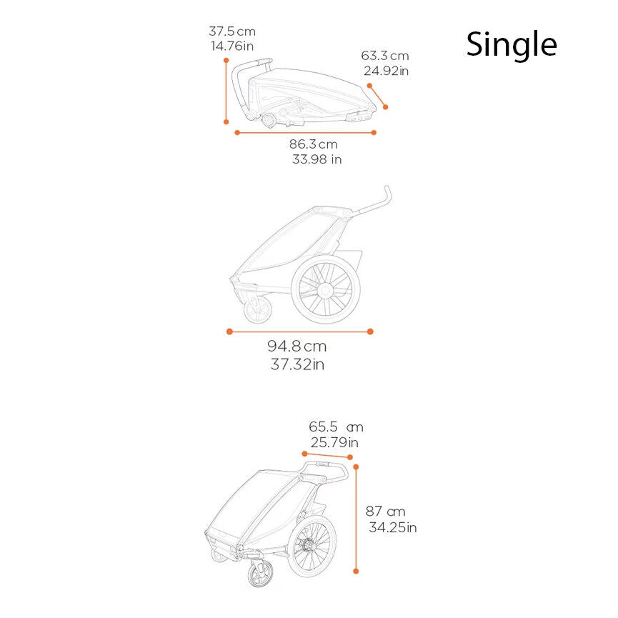 Thule child trailer Chariot Sport 2