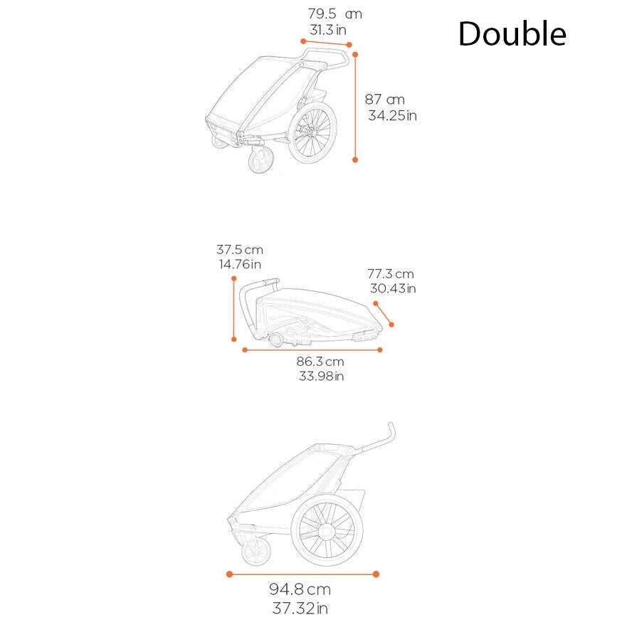 Thule child trailer Chariot Cross 2