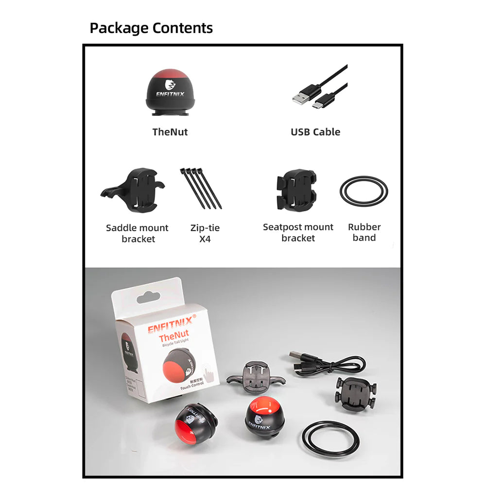 Betools Nut rear light + Smart