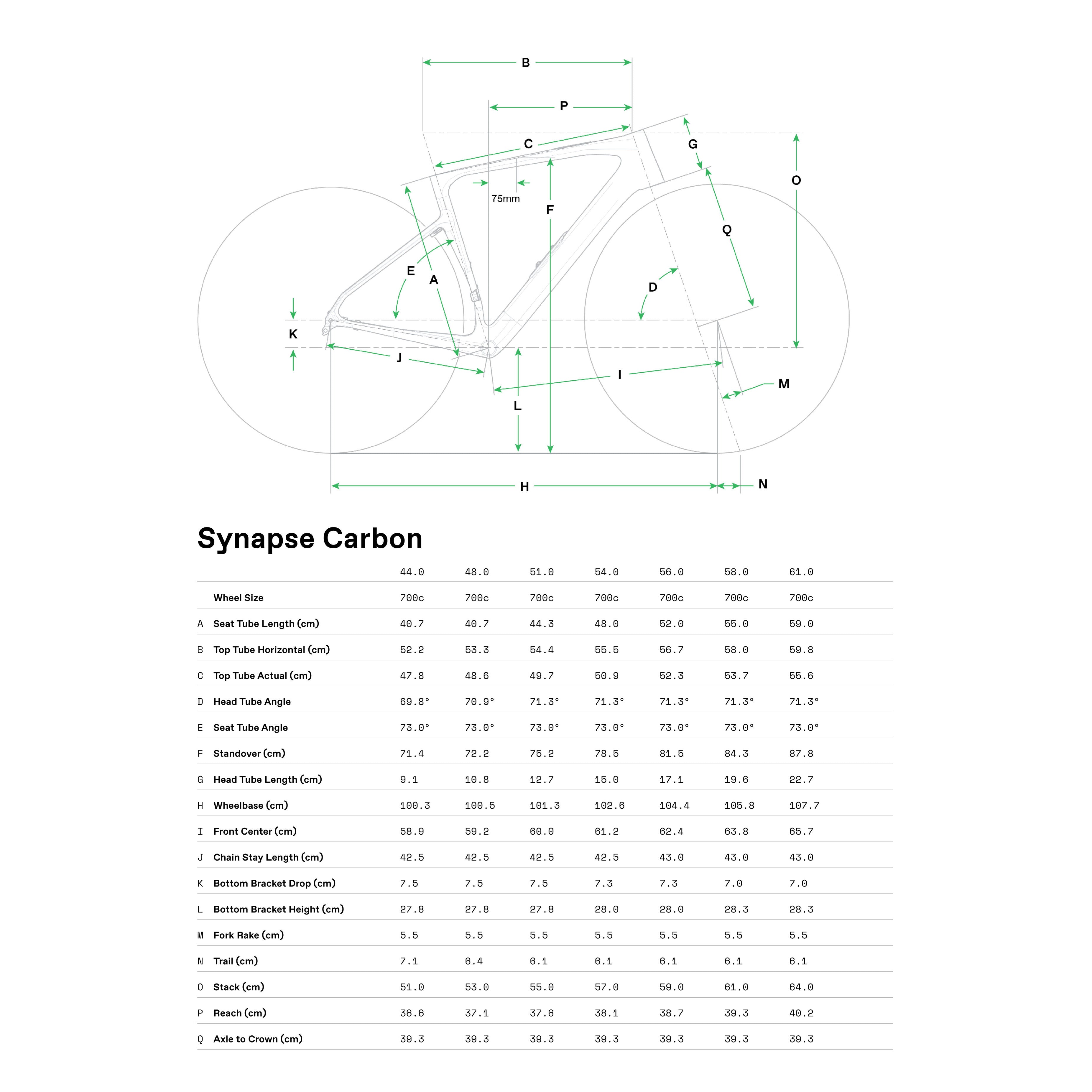 Cannondale Synapse Carbon 2 Smart Sense Stvzo