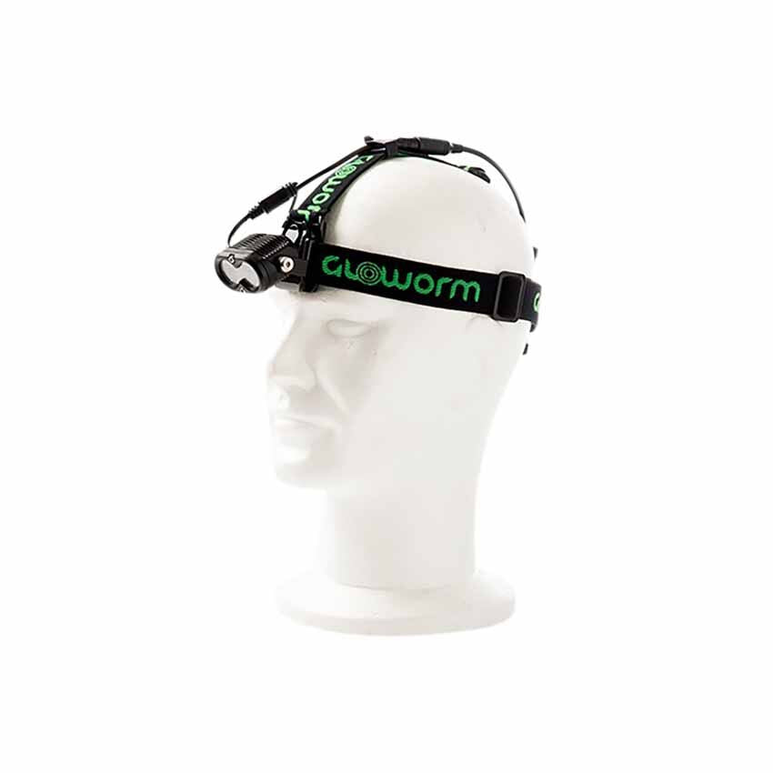 Gloworm elastic headband for headlight support