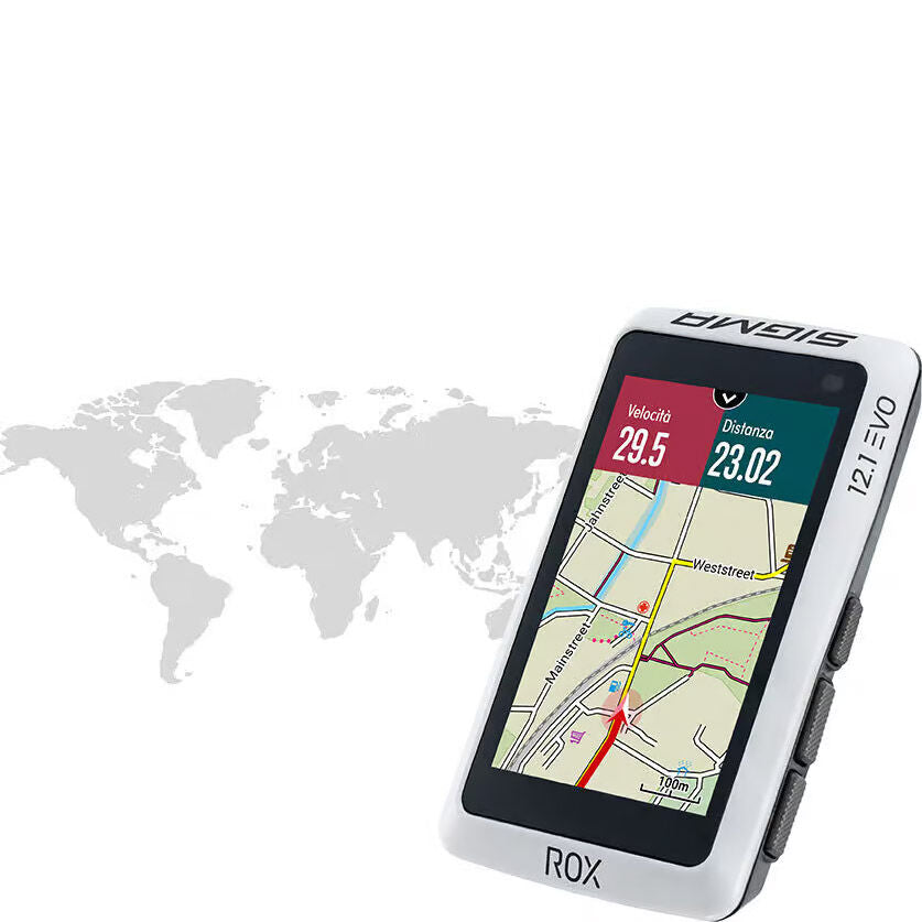 Sigma Rox 12.1 Evo GPS bike computer + accessories