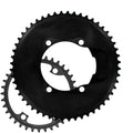 Alugear Aero 110 BCD 4b Shimano Asymetric chainrings set x2