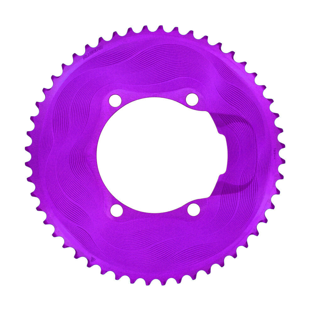 Alugear Aero 110 BCD 4b Shimano Asymetric chainrings set x2