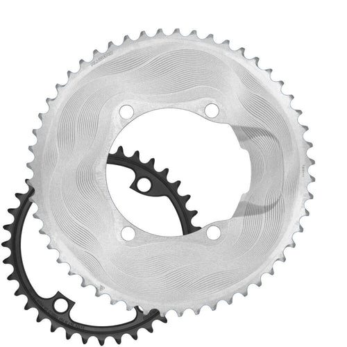 Alugear Aero 110 BCD 4b Shimano Asymetric chainrings set x2