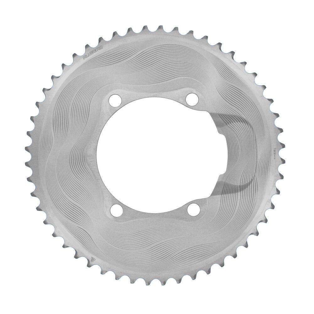 Alugear Aero 110 BCD 4b Shimano Asymetric chainrings set x2