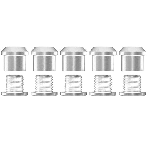 Alugear chainring nuts 7 mm + bolts 6.5 mm